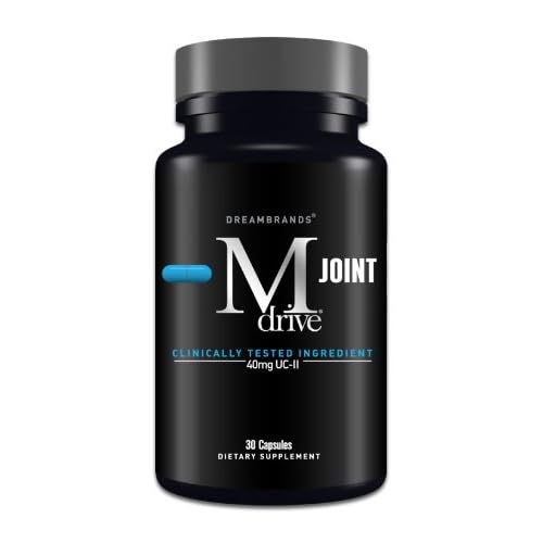 Mdrive Joint UC-II Collagen 40mg with Hyaluronic Acid, Boswellia, Bromelain, and Turmeric image
